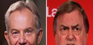 Prescott on two faced Tony: “When Blair was Labour leader, we expelled people for supporting other parties.”