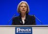 “This crying wolf about Police cuts must stop – it doesn’t serve the public.” Theresa May