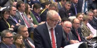 PMQs – The Labour Party leader Jeremy Corbyn vs Conservative leader Theresa May