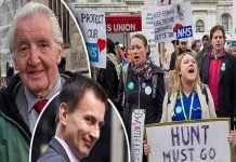 Dennis Skinner & Speaker Bercow unite against Jeremy Hunt’s refusal to answer questions in Parliament.