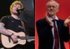Ed Sheeran says “I love everything Jeremy Corbyn is about.” That’s why the Right Wing press are smearing him.
