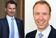 Jeremy Hunt announced as new Foreign Secretary, Matt Hancock announced as new Health Secretary