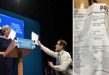 Theresa May is so scared of her P45 that she is trying to shut Parliament down to stop her Tory regime from collapsing