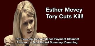 Appealing PIP Assessments Too Stressful. Esther Mcvey