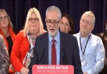 Corbyn – “if we allow people to be permanently divided, it’s only the privileged elite that will benefit – while the majority lose out.”