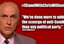 We stand with Chris Williamson. chris williamson