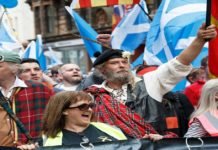 Tens of thousands of Scots march in Glasgow to demand second independence referendum Under One Banner March