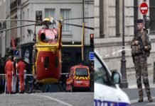 Knife attack at Paris police headquarters, 4 dead
