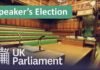 Result of the First Ballot for Speaker of the House of Commons